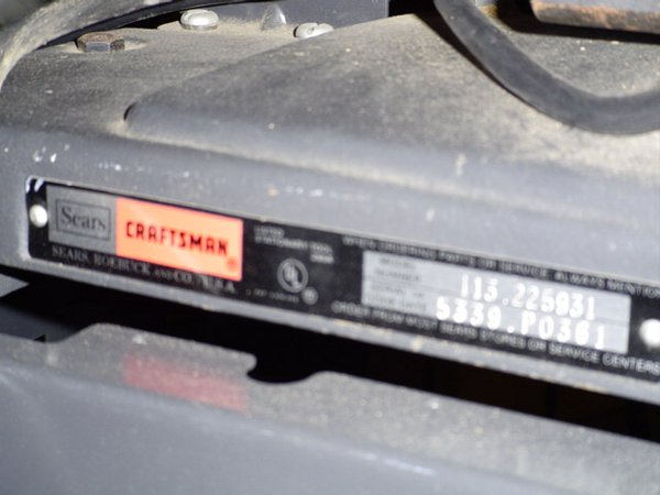 Sears Craftsman dual belt sander on stan - 2