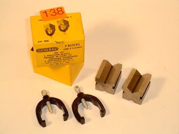 2 General V-Block and clamps