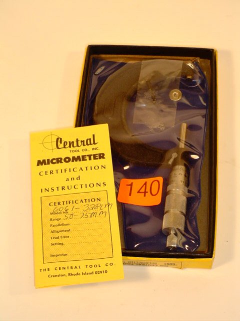Central Tool Micrometer 50-75mm - 2
