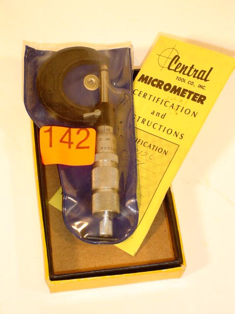 Central Tool Micrometer 1 inch jaw