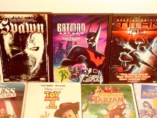 11 Animated features on DVD - 2