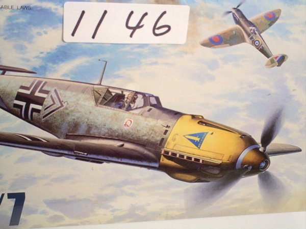 Model Kit Hasegawa Messerschmitt Bf109E: Hasegawa Messerschmitt Bf109 E-4/7, Scale 1:48, Kit J2 #J002:1500 Condition: In original wrap. Shipping: Our zip code is 95125. You can calculate your own shipping charges via UPS using 2 pounds and a