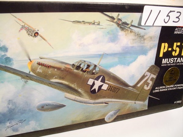 Model Kit Accurate Min. P-51A Mustang