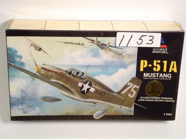 Model Kit Accurate Min. P-51A Mustang - 2