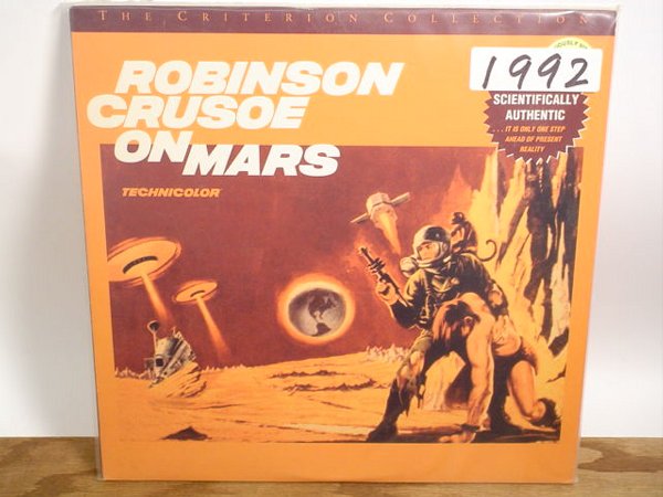 Laserdisc: Robinson Crusoe on Mars