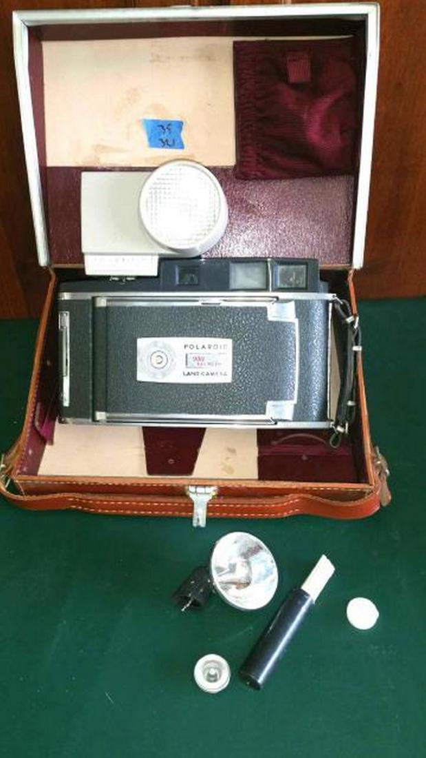 Polaroid Land Camera, 900 Electric Eye, Accessories  & (1 of 4)