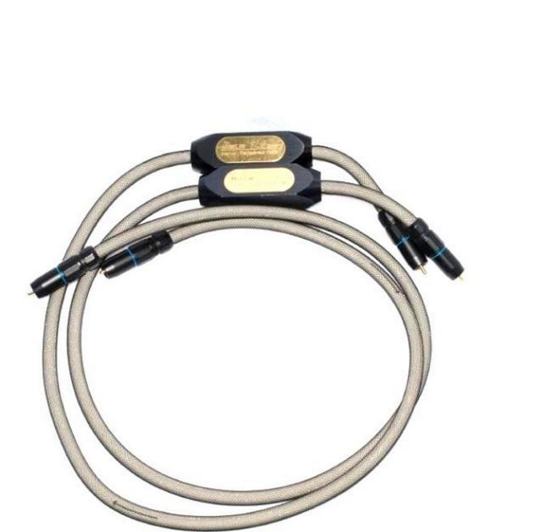 Music Link 3327XL Ultra Transparent Cables 1m RCA Cable (1 of 3)