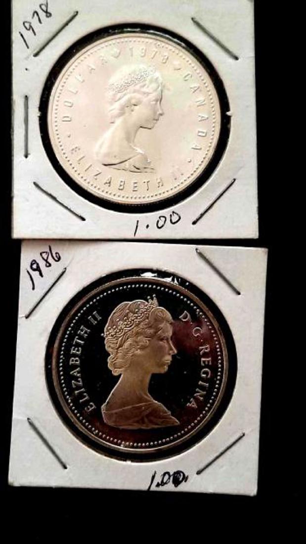 One Canada Olympic Dollar Coin 1978 .500 Silver (1 of 6)