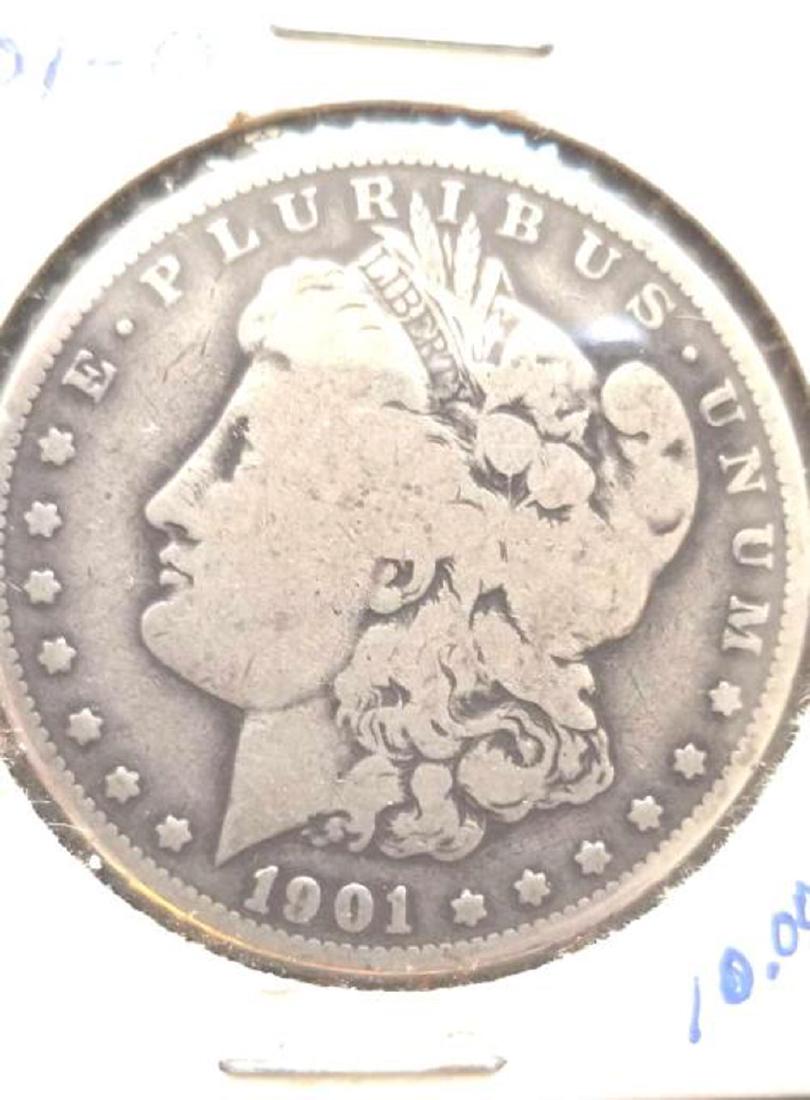 .900 SILVER 1901 O MORGAN SILVER DOLLAR (1 of 2)