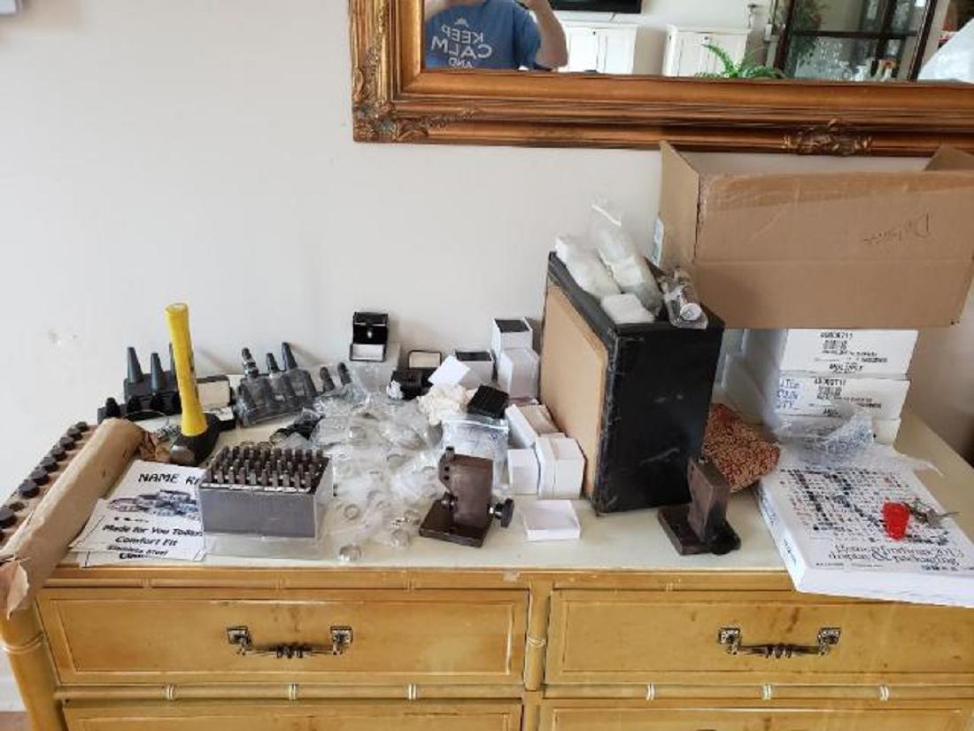 Start Your Own Ring Business: Start Your Own Ring Business, Hugh Ring business lot that comes with tools of the trade, hundreds of rings and supplies. It is ready to be turned into a business for the holidays or a special gift th