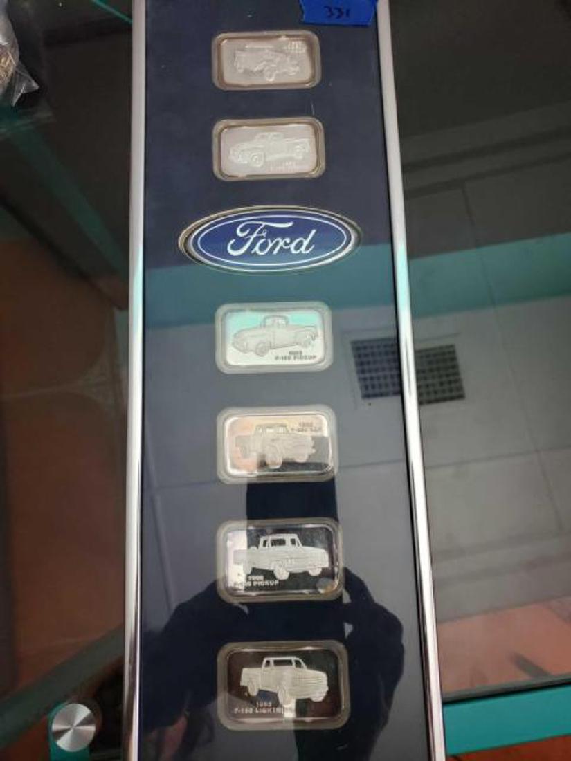 (6) Ford Truck Silver Bars Framed (1 of 14)