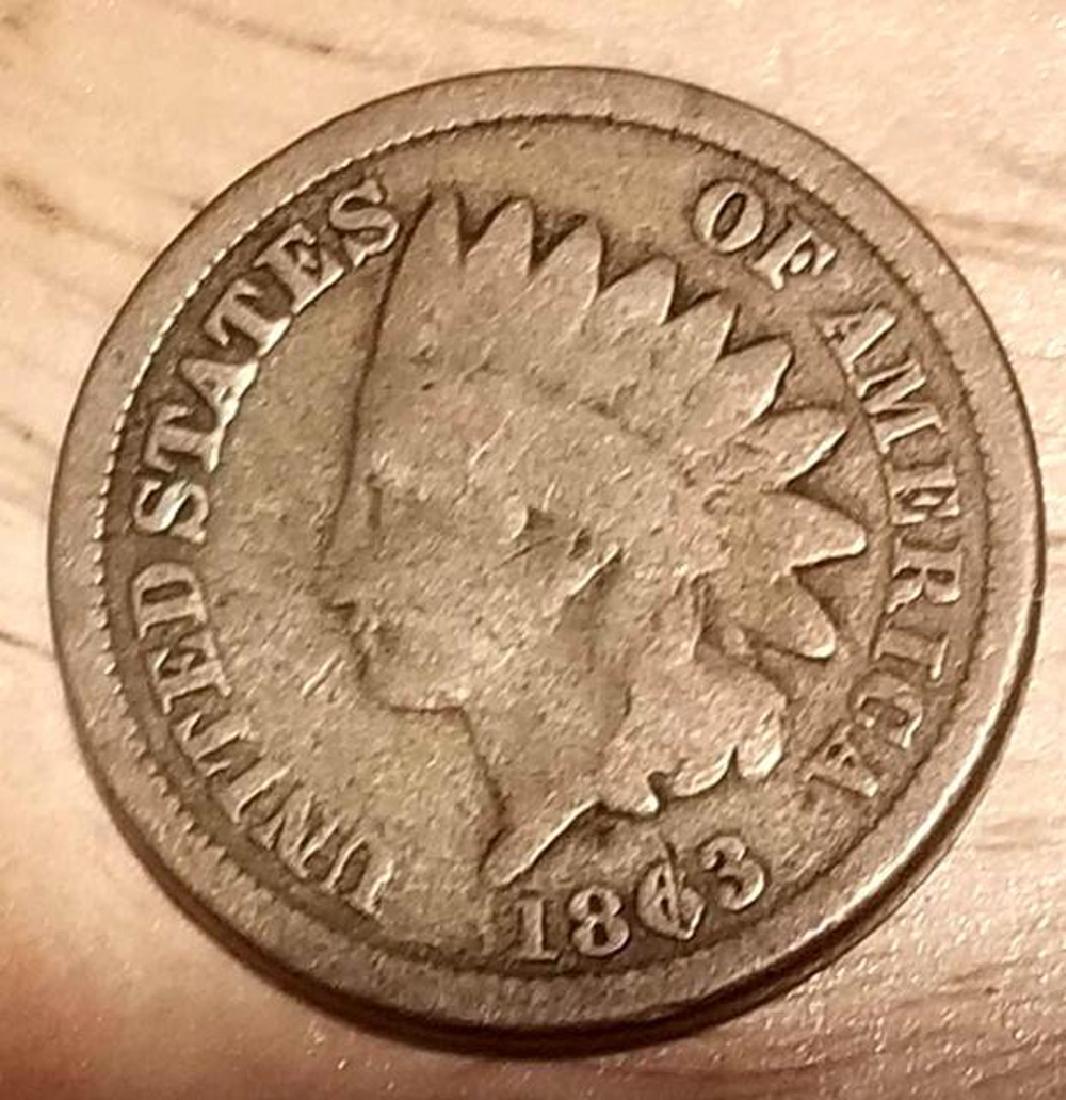 1863 Error Indian Head Cent (1 of 2)