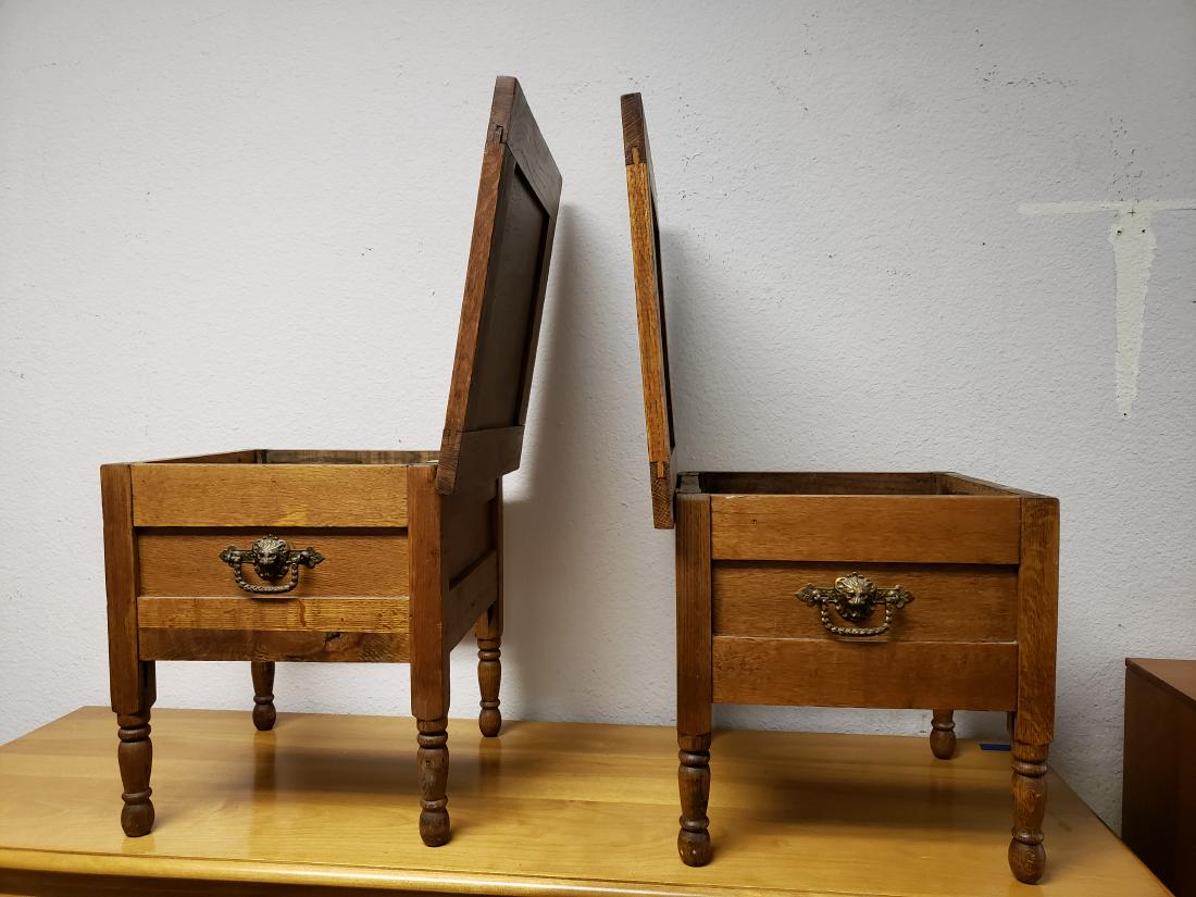 BOTTOMLESS FLIP TOP BEDSIDE TABLES (1 of 5)