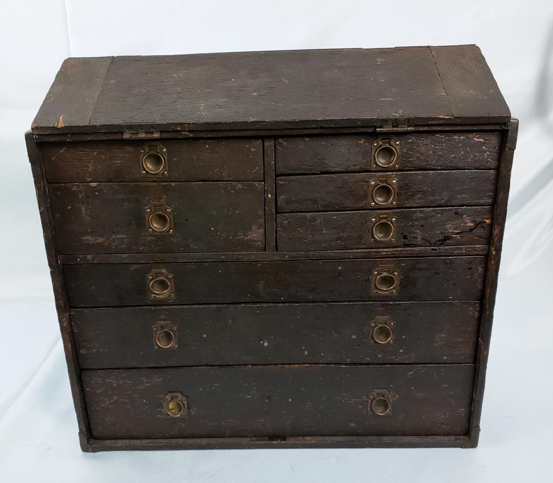 MACHINIST TOOL BOX, CROSS-PEIN HAMMER, GLASS DOOR KNOB (1 of 19)