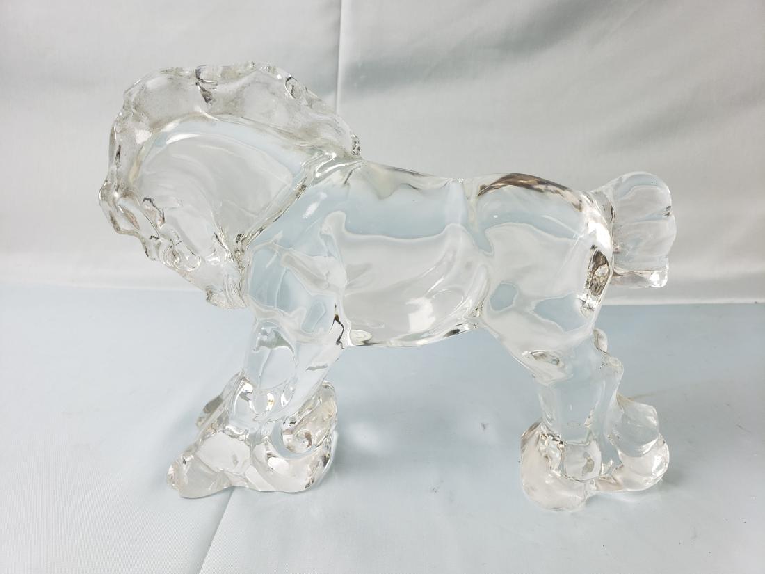 1930 STEUBEN PERCHERON GLASS HORSE (1 of 6)