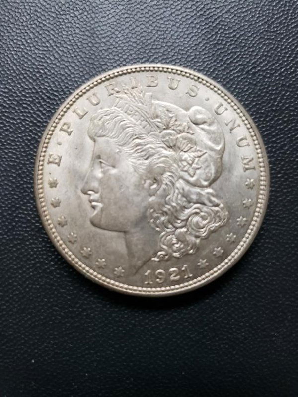 1921 D Morgan Silver Dollar (1 of 2)
