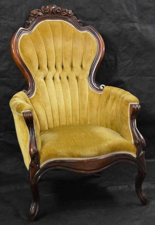 CARLTON McLENDON VICTORIAN PARLOR CHAIR