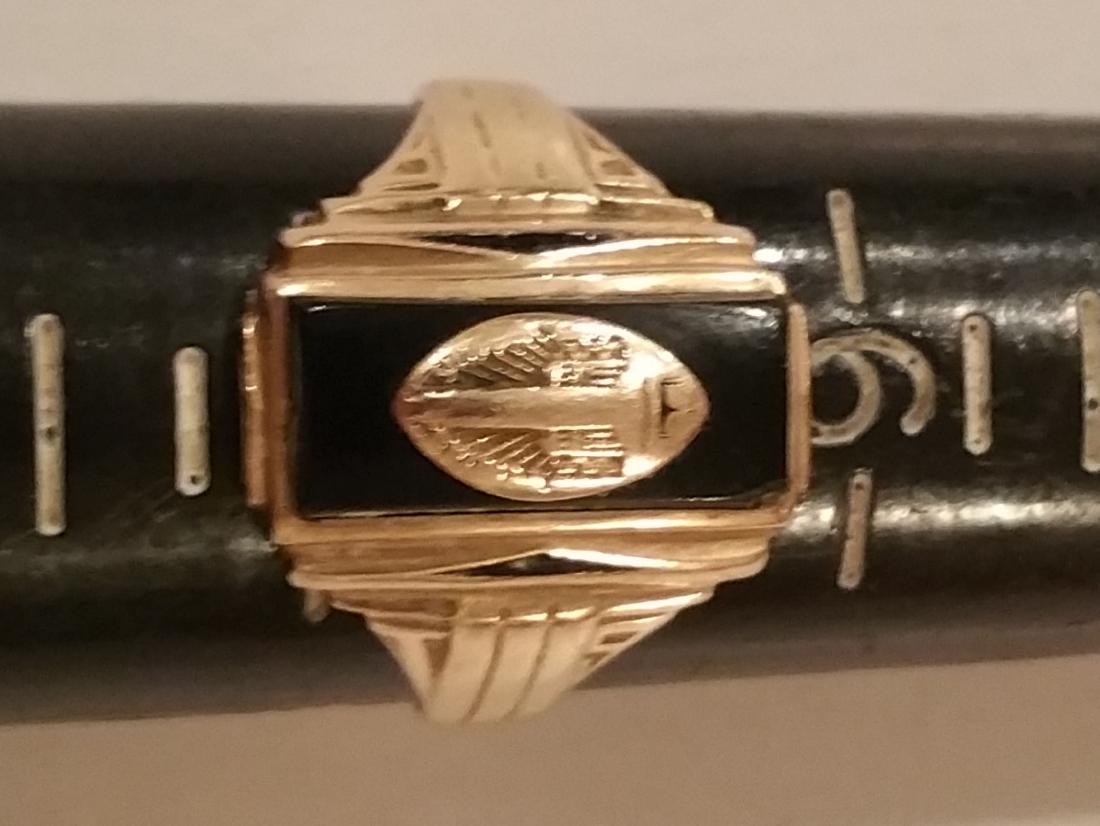 10K Black Onyx Gold Ring (1 of 5)