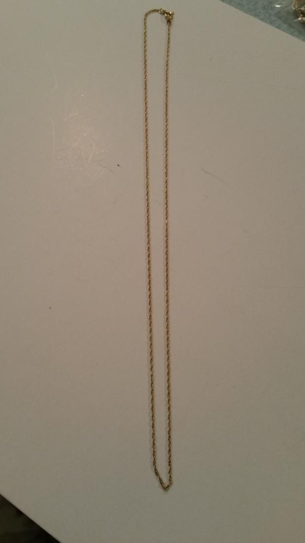 14k Tri-Colored Gold Necklace (1 of 9)