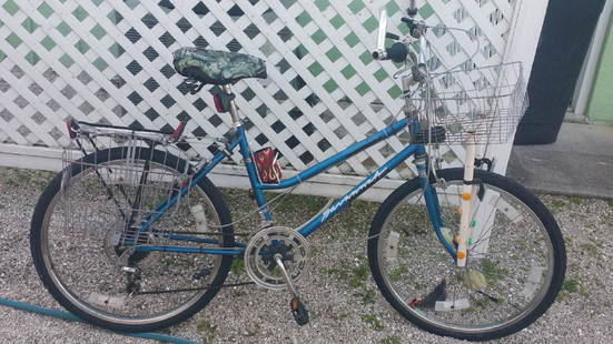 2 VINTAGE BIKES - Huffy Savannah Comfort Touring: One bike is marked Huffy Savannah Comfort Touring Bike, and the other is unmarked. I believe both are vintage beach cruisers which are very popular in Florida because we don't have hills.