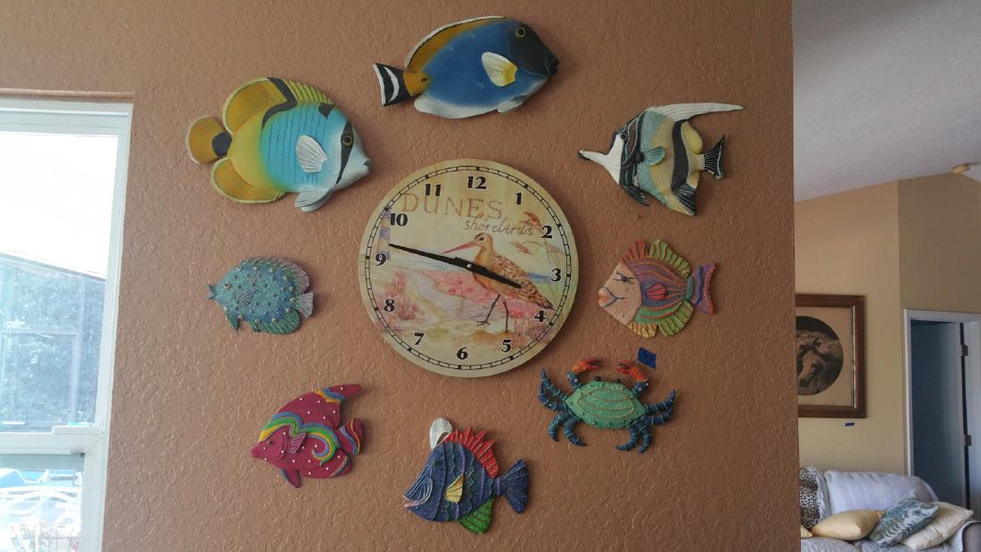 Home Decor Fish Themed Lot (1 of 3)