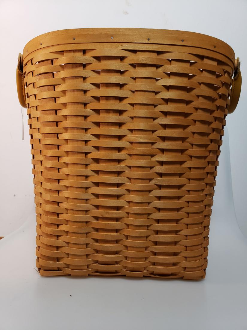 LONGABERGER 2000 LARGE OVAL WASTE BASKET