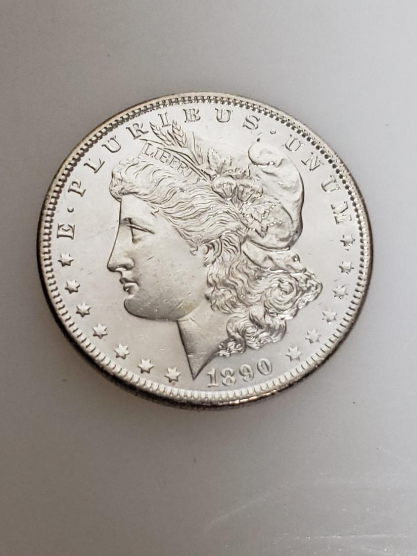 1890 MORGAN SILVER DOLLAR (1 of 2)