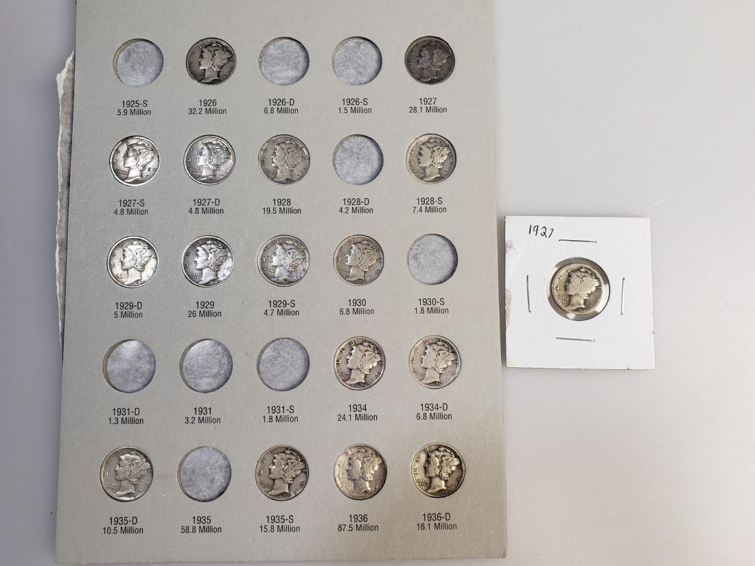 17 Mercury Silver Dimes (1 of 8)