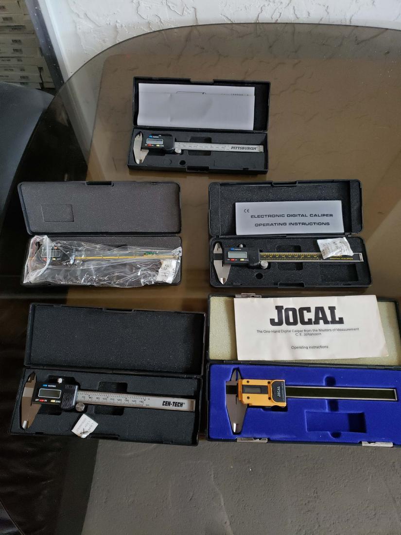 Pittsburgh And Johansson Digital Caliper Pair