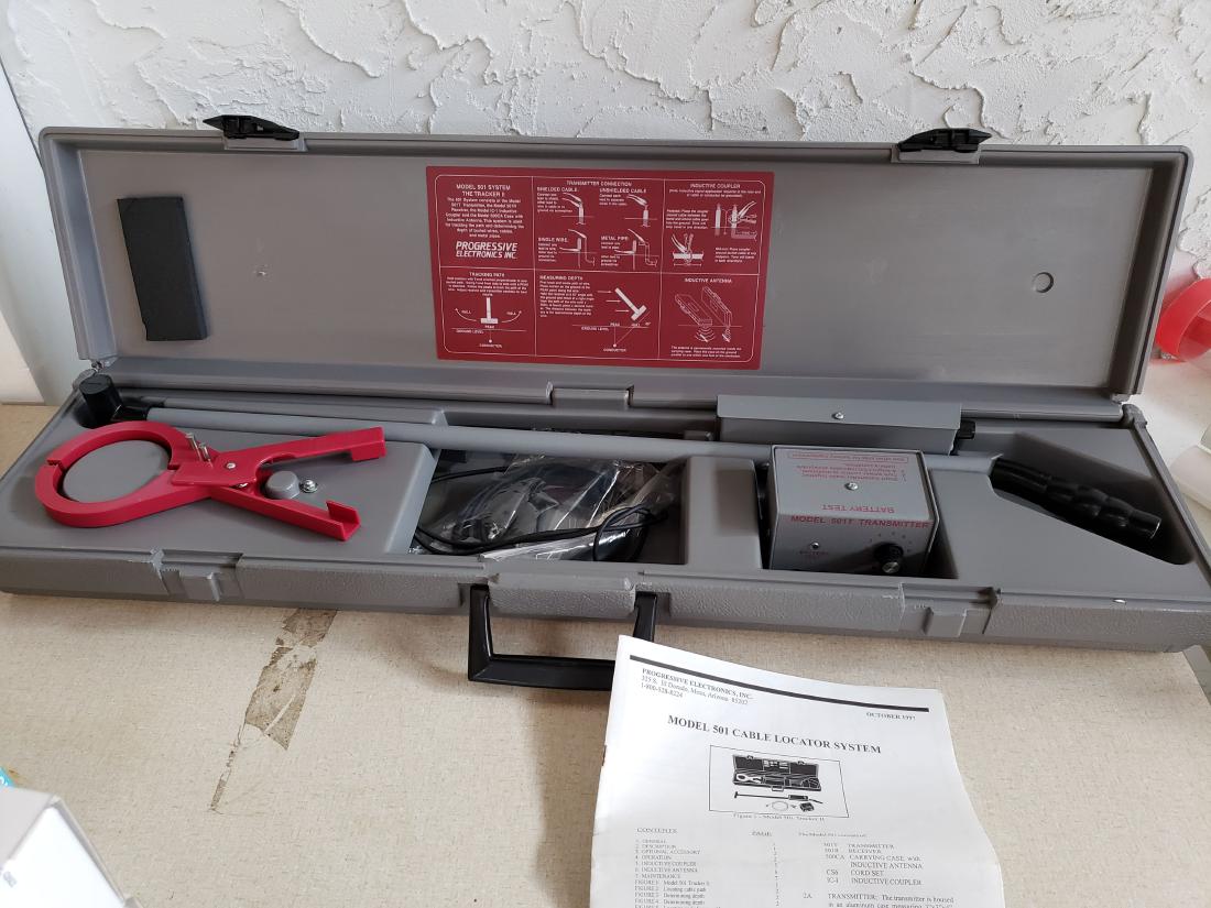 PROGRESSIVE ELECTRONICS CABLE LOCATOR SYSTEM (1 of 12)