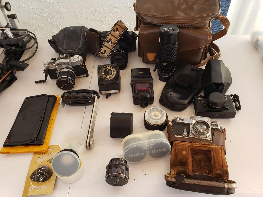 HUGE LOT OF CAMERAS, FILM, ACCESSORIES (1 of 20)