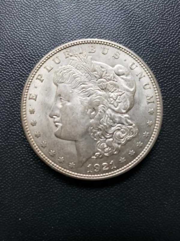 1921 D Morgan Silver Dollar (1 of 2)