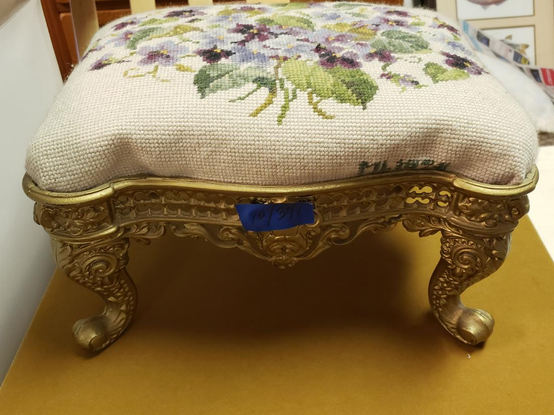 Victorian Cast Iron Footstool (1 of 8)