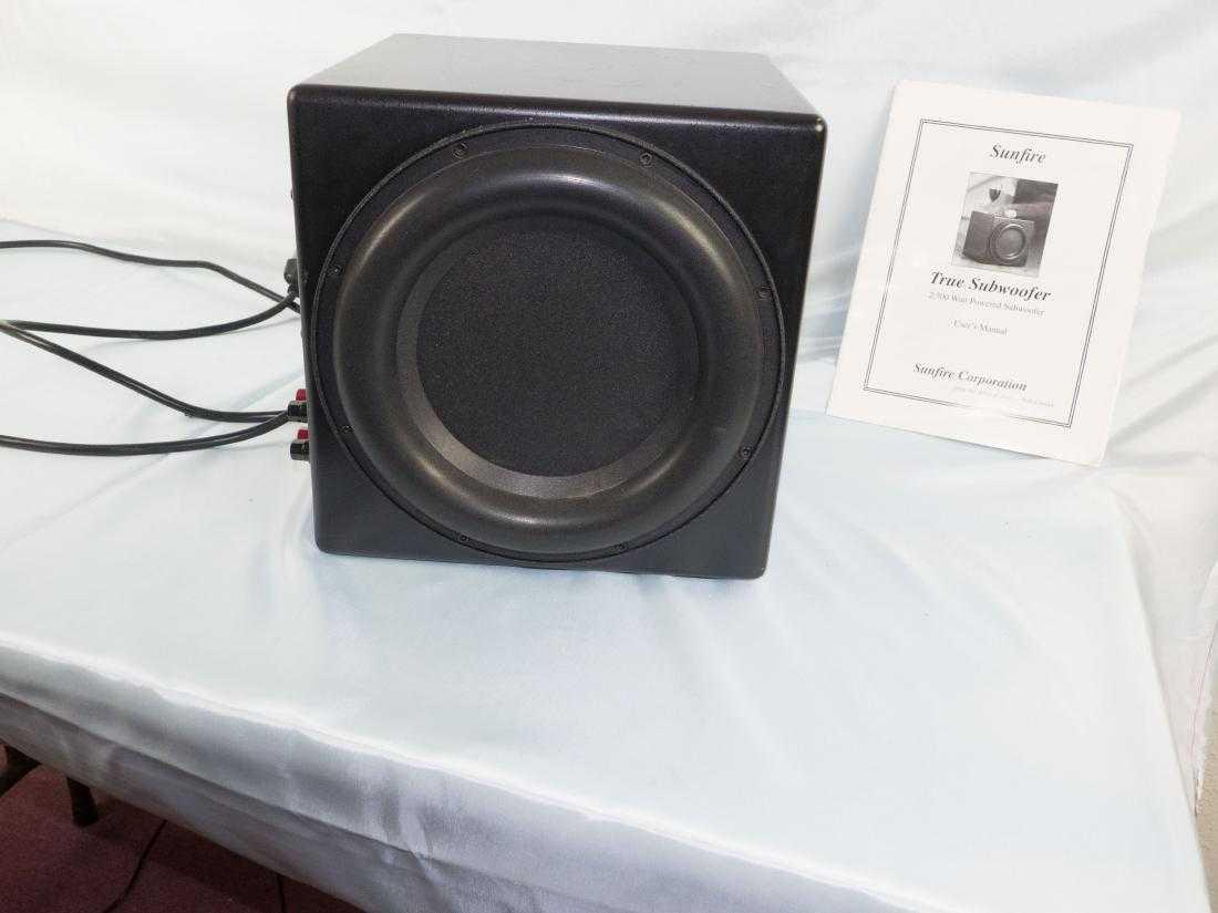 carver subwoofer