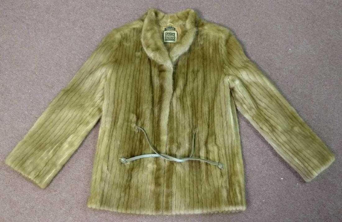 Short MINK Fur Coat by SAGA (1 of 4)