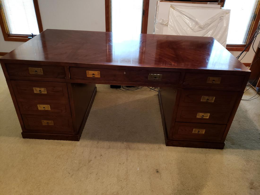 Henredon Campaign Scene One Writing Desk