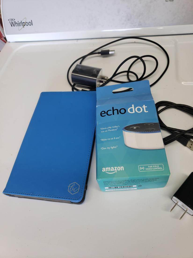 AMAZON DELL ECHO DOT and AMAZON FIRE WITH CAMERA (1 of 6)