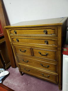 DREXEL MAHOGANY 6 DRAWER DRESSER Triune Hall DESIGN: This solid mahogany dresser from the TRIUNE HALL COLLECTION was awarded the MAHOGANY AWARD 1960 - HIGHEST AWARD FOR CRAFTSMANSHIP AND DESIGN. This dresser sells on the secondary market for $595 so it