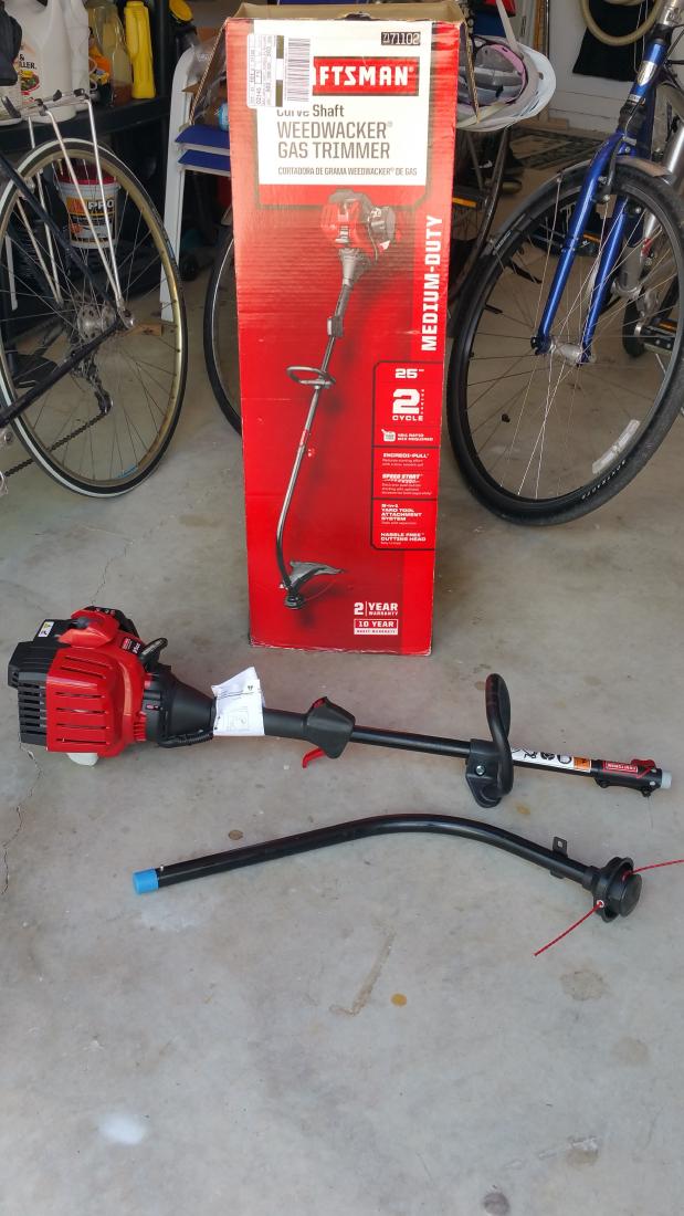NEW, NEVER USED CRAFTSMAN WEED WHACKER, GAS (1 of 5)