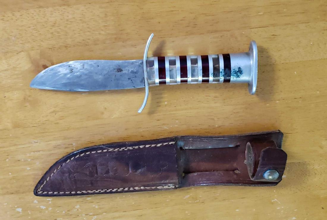 8.5 INCH WWII Theater Made Fighting KNIFE (1 of 3)