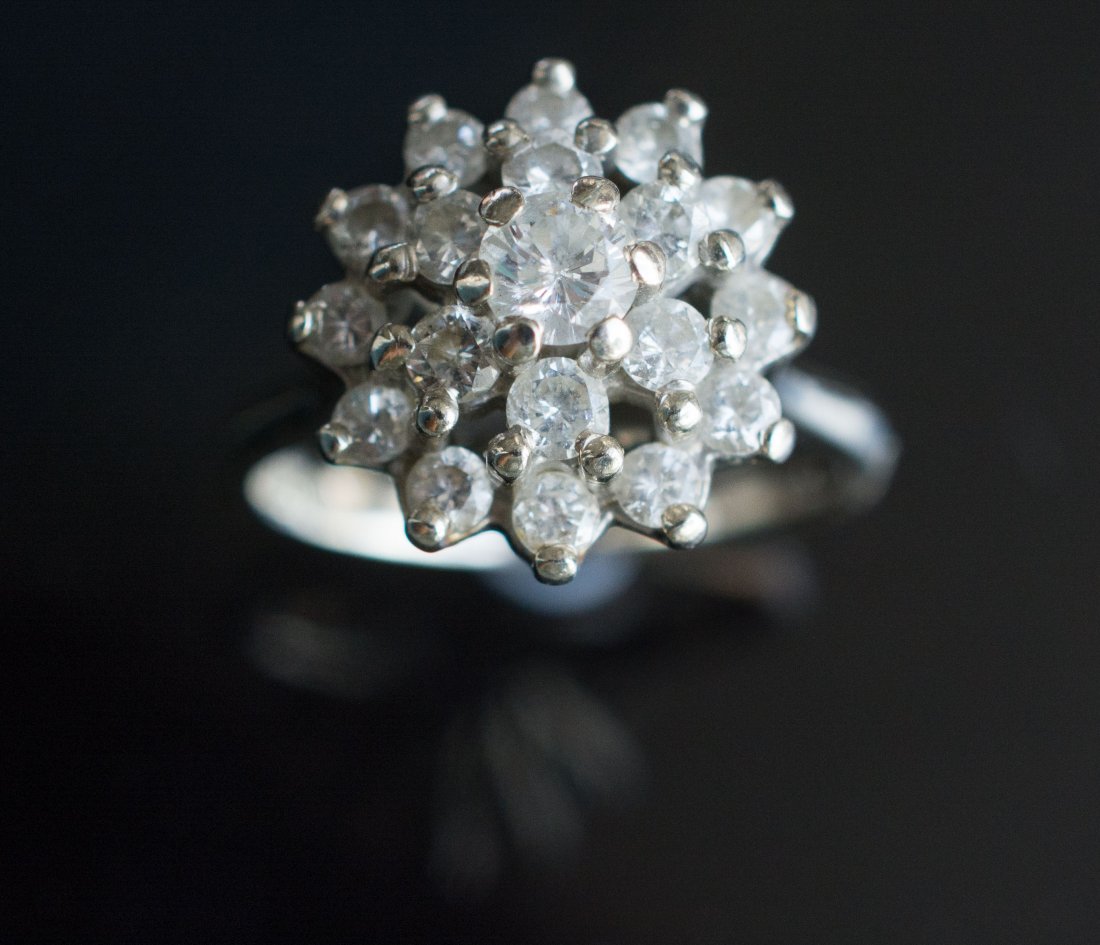 14k White Gold Diamond Ring (1 of 7)