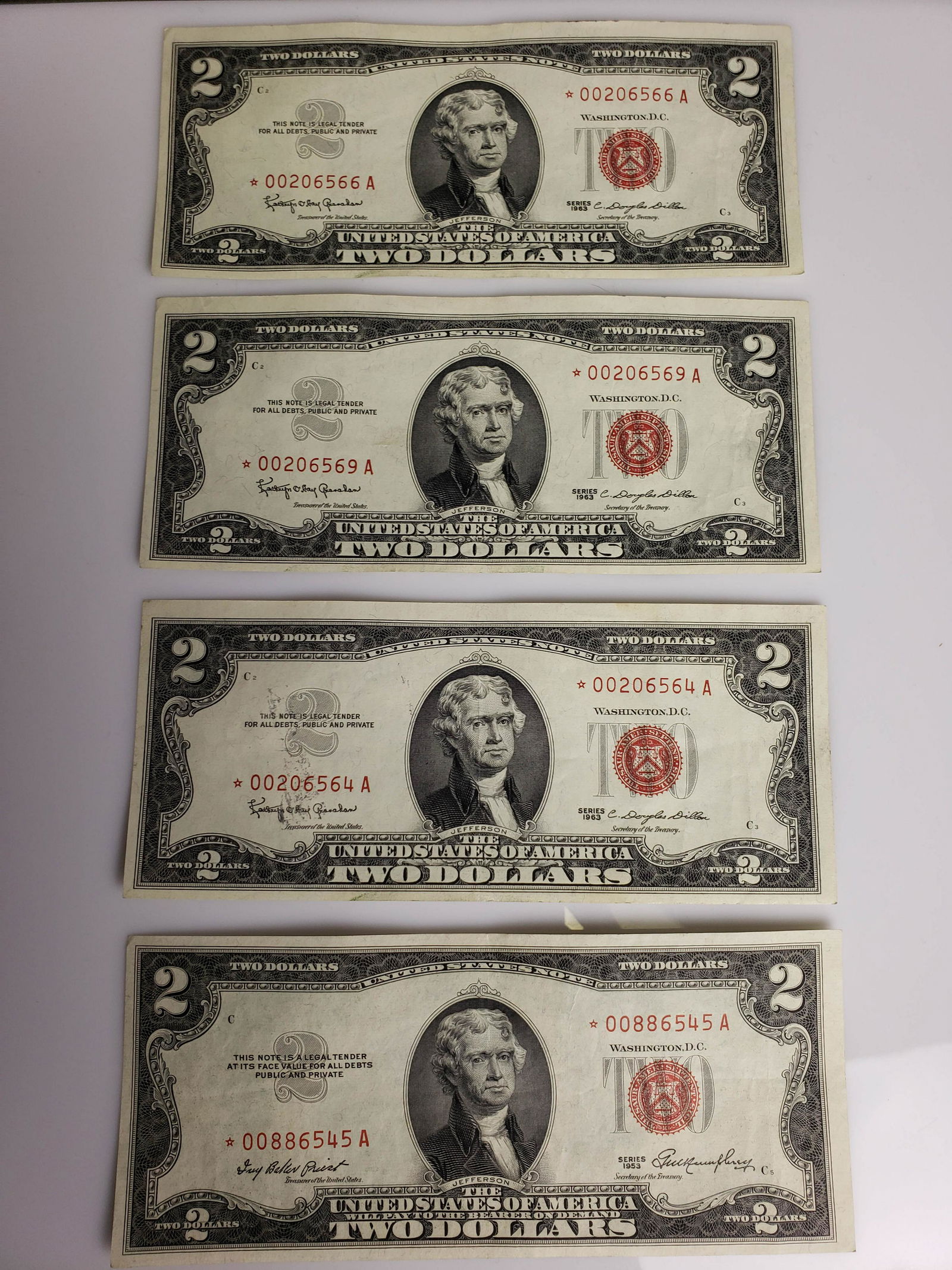 Star $2 Red Seal Notes (1 of 2)