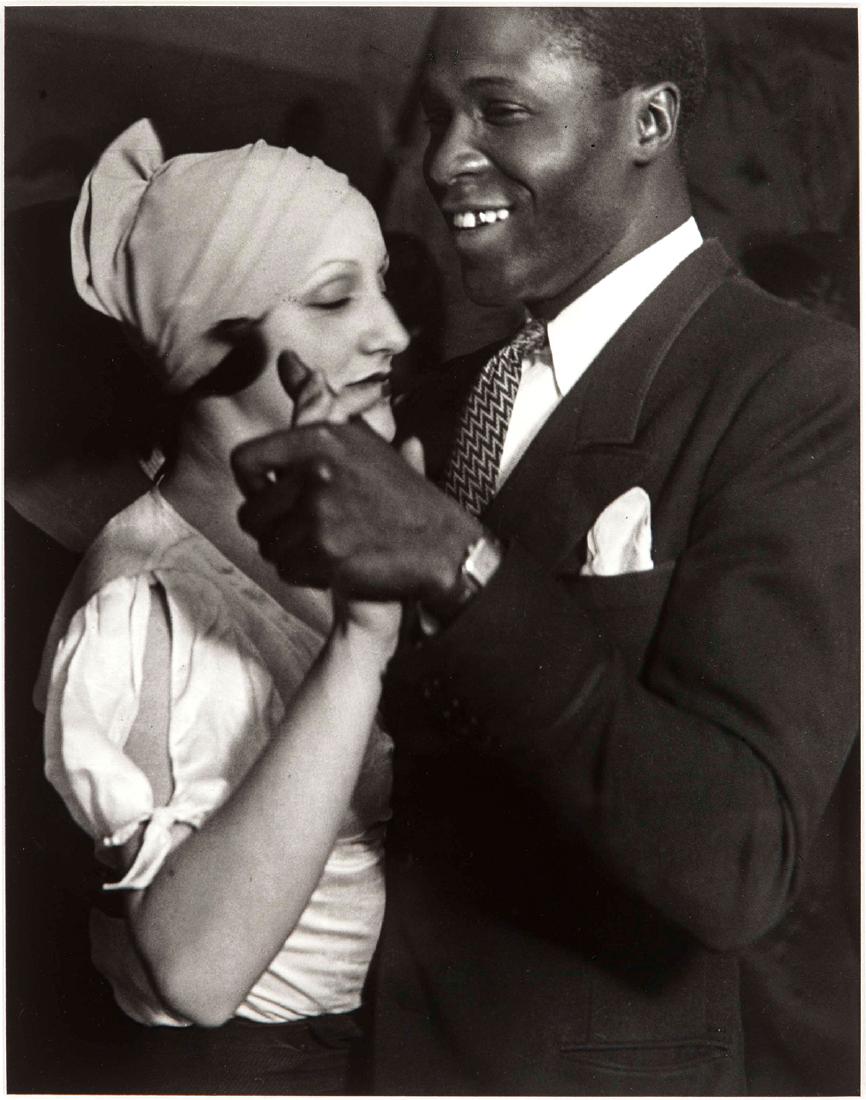 Brassaï (Gyula Halász): Couple at the Bal Nègre, rue: Brassaï (Gyula Halász)Couple at the Bal Nègre, rue Blomet c. 1932; this example printed c. 1965 Gelatin silver print Image: 10.125" x 8"; Sheet: 11.75" x 9.125"; Frame: 20" x 16.125" Together with