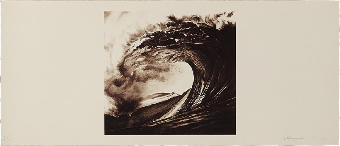 Robert Longo: Untitled (Wave #9): Robert Longo Untitled (Wave #9) 2000 Printer's proof aside from the edition of 12 Lithograph on paper Printer's proof aside from the edition of 12 Signed in graphite lower right sheet; edition lower l