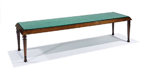William "Billy" Haines, designer: Coffee tables (2): William "Billy" Haines, designer Coffee tables (2) Executed 1960 Custom designed for 1015 North Beverly Drive residence Custom designed for 1015 North Beverly Drive residence Each: 19" x 72" x 21" Pro