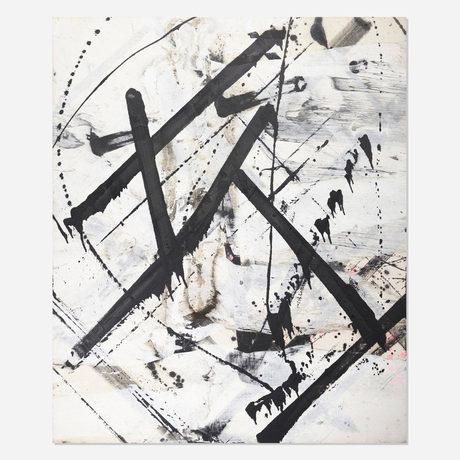 Ed Moses, Tratak AC #5: Ed Moses Tratak AC #5 1997oil and acrylic on canvas 72 h × 60 w in (183 × 152 cm) LAMA would like to thank the Ed Moses Studio for their assistance in cataloguing this work.