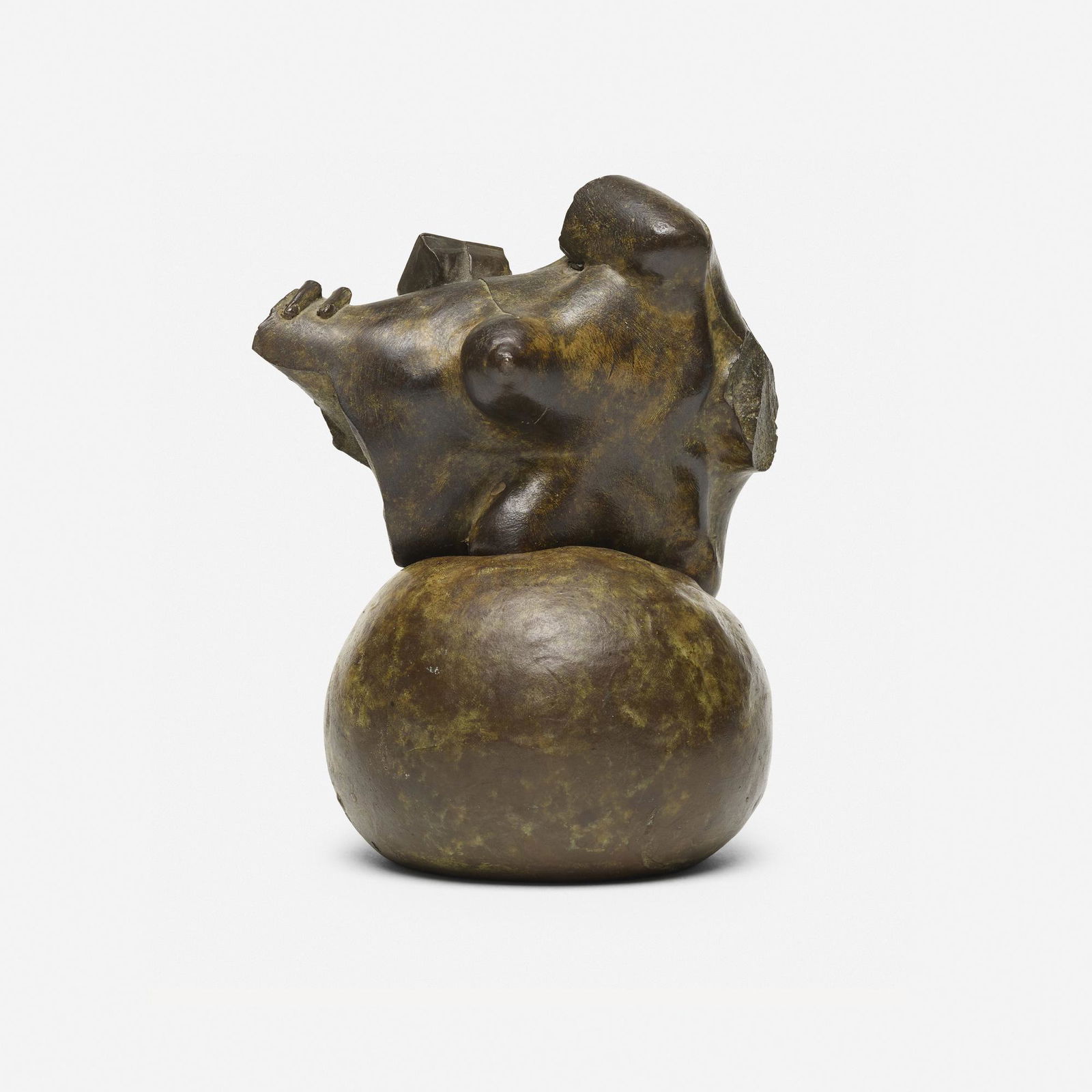 Robert Graham, Torso Fragment: Robert Graham Torso Fragment c. 1995cast bronze in two parts overall: 6.25 h × 5 w × 4.5 d in (16 × 13 × 11 cm) LAMA would like to thank the Robert Graham Studio for th