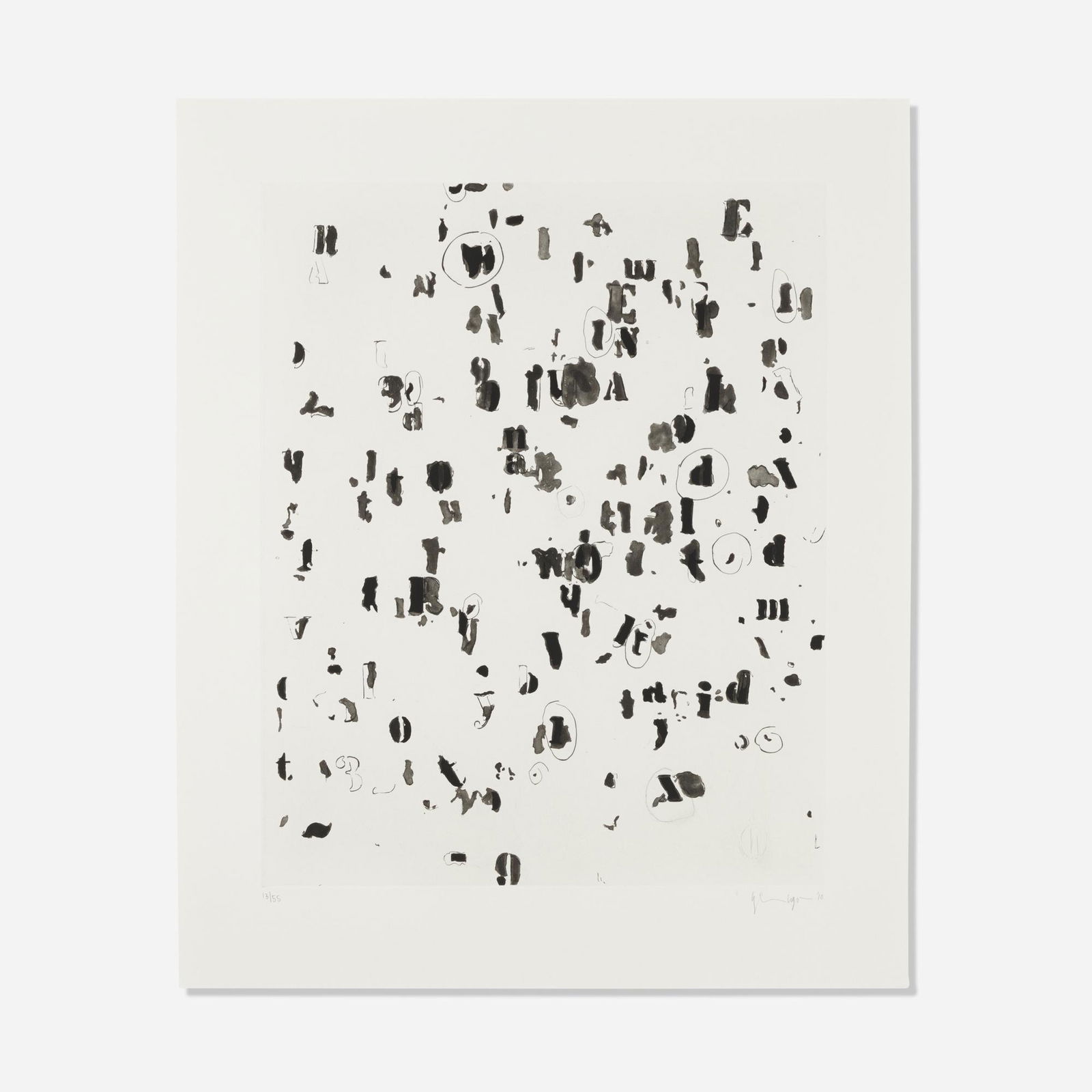 Glenn Ligon, Draft (1 of 3)