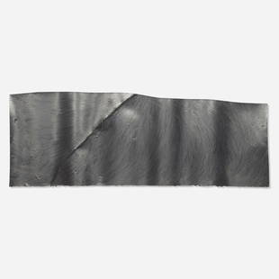 Nancy Rubins, Untitled: Nancy Rubins Untitled 1994graphite on paper, steel pushpins 15 h × 41 w in (38 × 104 cm) Provenance: Acquired directly from the artist by the present owner
