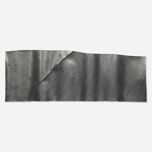 Nancy Rubins, Untitled: Nancy Rubins Untitled 1994 graphite on paper, steel pushpins 15 h × 41 w in (38 × 104 cm) Provenance: Acquired directly from the artist by the present owner